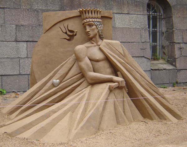 Скульптуры из песка